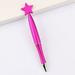 Christmas Gift Stationery Supplies Smooth Office Star Shaped Pen Creative Ballpoint Pen Gel Ink Rollerball Pens ROSE RED