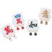 4 Pcs Mahjong Fridge Magnet Decor Locker Magnets Refrigerator Fake Butterflies Magnetic Whiteboard for