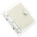 Loose-leaf Ledger Mini Notepad Small Daily Notebook Multifunction Handbook White Pvc Metal Student