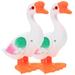 2 Pcs Clockwork Goose Girls Toys Small Wind-up Goose Toys Wind-up Swimming Toy Kid Clockwork Toys Infant
