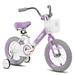 JOYSTAR Vintage 12 & 14 & 16 Inch Kids Bike with Basket & Training Wheels 20 Inch Kids Bike with Kickstand for 2-14 Years Old Girls & Boys Purple
