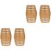 Wooden Barrel Beer Mini Photo Props Bucket Baby Toys Fairy Decorations Decorate 4 Pcs