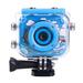 Pretty Comy Children\ s Camera 1080P HD Mini Game MP3 Waterproof Camera Outdoor Sports Camera Camera Blue