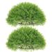 2Pcs Artificial Plant Topiary Balls for Outdoor Decor Simulated Plant Topiary Ball Ceiling Hanging Decors