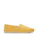 TOMS Women's Alpargata Pineapple Yellow Heritage Canvas Espadrille Shoes Yellow/Orange, Size 6