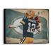 Aaron Rodgers Green Bay Packers Autographed Stretched 20" x 24" Canvas Giclee Print - Designed and Signed by Artist Brian Konnick Limited Edition #50/50