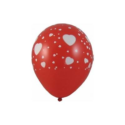 1-PACK 10x Luftballons 'Weiße Herzen' O 300 mm Größe 'L'