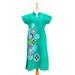 Lovely Jade,'Hand Made Cotton Batik Cheongsam Dress'