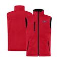 Men's Cutter & Buck Red West Michigan Whitecaps Clique Equinox Insulated Softshell Vest