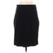 Ann Taylor Casual Skirt: Black Solid Bottoms - Women's Size 2