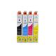 4x Tinte Kompatibel für Epson Stylus S22, SX125 Patrone + CHIP (1x Schwarz (black) 1 x Blau (cyan) 1 x Rot (magenta) 1 x Gelb (yellow) 18ml mit...