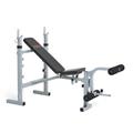 York 530 Heavy Duty Multi-Function Barbell Bench, York Curl Attachment