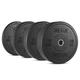 VEGA Fitness ECO Rubber Crumb Olympic Bumper Plates - 100kg Set
