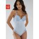 Body S.OLIVER "Amelie" Gr. 70, Cup C, blau (hellblau) Damen Bodies Body Dessous Dessous-Bodies