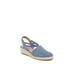 Wide Width Women's Katrina 2 Espadrilles by LifeStride in Blue Denim Fabric (Size 7 1/2 W)