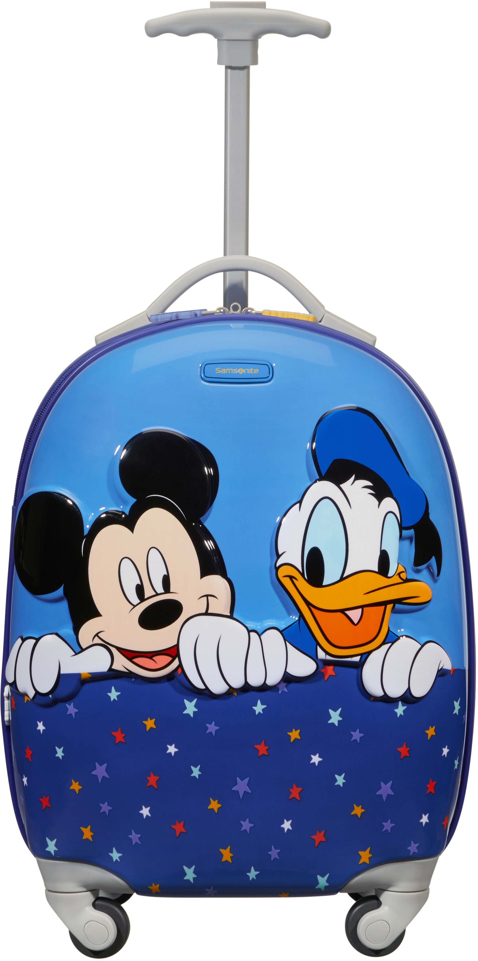 Kinderkoffer SAMSONITE "Disney Ultimate 2.0, 46 cm, Mickey & Donald", Gr. B/H/T: 33 x 46,5 x 22,5 20,5, bunt (mickey, donald), Polycarbonat, festlich, Koffer, Kinderreisekoffer Handgepäck Reisekoffer Trolley Image