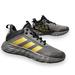 Adidas Shoes | Adidas Sneakers Own The Game 2.0 Men's Size 9 Black Gold Basketball Shoes Gw5483 | Color: Black | Size: 9