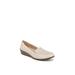 Women's India Flat by LifeStride in Beige Faux Leather (Size 7 1/2 M)