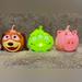 Disney Holiday | Disney Toy Story Mini Light Up Pumpkin Ham Slinky Alien Halloween Lot Of 3 | Color: Green/Pink | Size: Os