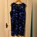 Michael Kors Dresses | Michael Kors Sleeveless Blue And Black Dress | Color: Black/Blue | Size: 14