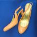 J. Crew Shoes | J. Crew Coral Patent Leather Sling Back Heels With Vibram Soles | Color: Cream/Tan | Size: 7.5