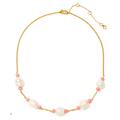Kate Spade Jewelry | Kate Spade Candy Drop Station Necklace In Coral | Color: Gold/Pink | Size: Os