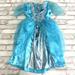 Disney Costumes | Disney Cinderella Girls Size 4-6x Blue Costume Dress | Color: Blue | Size: 4-6x