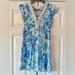 Lilly Pulitzer Dresses | Lilly Pulitzer Zandra Dress Bennet Blue Salty Seas, Xxs | Color: Blue/Green | Size: Xxs