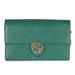 Gucci Bags | Gucci Green Dollar Calfskin Interlocking G Chain Wallet | Color: Green | Size: Os