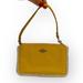Coach Bags | Coach Shearling Yellow Pebbled Leather Wristlet Clutch Purse | Color: Silver/Yellow | Size: Os