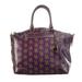 Dooney & Bourke Bags | Dooney & Bourke | Florentine Vacchetta Leather Signature Logo Satchel Bag | Color: Brown/Purple | Size: 11.5" X 6" Wide Across Bottom X 9"