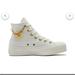 Converse Shoes | Converse Chuck Taylor All Star Platform Gold Chain Thriftshop Yellow (Women's) | Color: Cream | Size: 8.5