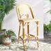 SAFAVIEH California Outdoor Patio Bar Stool Natural