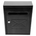 Outdoor Rainproof Posting Box Iron Sheet Newspaper Box Wall Mounted Letter Box