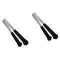 Portable Grill Tong Stainless Steel Food Tongs Outdoor Multi-function Barbecue Clip Salad Set of 2