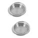 Mesh Drain Pan French Fries Basket Noodle Strainer 2 Sets Barbecue Air Stainless Steel Airfryer Cake Plate Tray