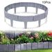 TOFOTL Garden Decorations Fence Plastic Splicing Gray Fence Suitable For Flower Bed Or Garden Edge Enrich Tiny Home