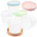 Ice Cream Container Storage Containers for Freezer Pp Chillpod Kitchen Supplies Plastic Fruit 6 Pcs