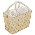 Hamper Woven Picnic Basket Storage Baskets Office Flower Dessert Bread Cloth Bamboo Shopping