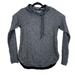 Athleta Tops | Athleta Womens Gray Long Sleeve Hooded Turtleneck Workout Pullover Shirt Medium | Color: Gray | Size: M