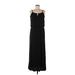 Style&Co Casual Dress Scoop Neck Sleeveless: Black Print Dresses - Women's Size Medium