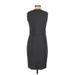 Etcetera Casual Dress - Sheath: Gray Marled Dresses - Women's Size 0