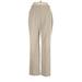 Coldwater Creek Casual Pants - High Rise Straight Leg Trouser: Tan Bottoms - Women's Size 10