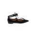 M. Gemi Flats: Black Solid Shoes - Women's Size 36 - Pointed Toe