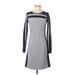 Athleta Casual Dress - Shift: Gray Marled Dresses - Women's Size X-Small