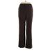 Fashion Bug Dress Pants - High Rise Boot Cut Boot Cut: Brown Bottoms - Women's Size 20