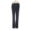 Madewell Jeans - Mid/Reg Rise Boot Cut Boot Cut: Blue Bottoms - Women's Size 25 - Dark Wash