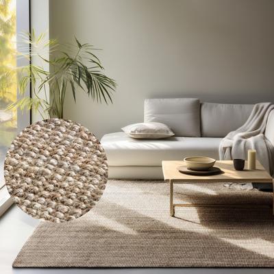 Teppich HANSE HOME "Jaipur Juteteppich, als Läufer und in Rund", grau (graubraun), B:120cm H:10mm L:170cm, Jute, Teppiche, 100% Naturfaser, Wohnzimmer, Esszimmer, Schlafzimmer, GRS Image