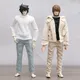 Figurine d'action Death Note L Light Yagami vêtements réels version 1/6 modèle jouets de