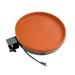 Farm Innovators All Seasons 3 In 1 75 Watts Heated Birdbath, Terracotta (4 Pack) Plastic in Orange | 2.5 H x 15 W x 15 D in | Wayfair 4 x FI-BD-75